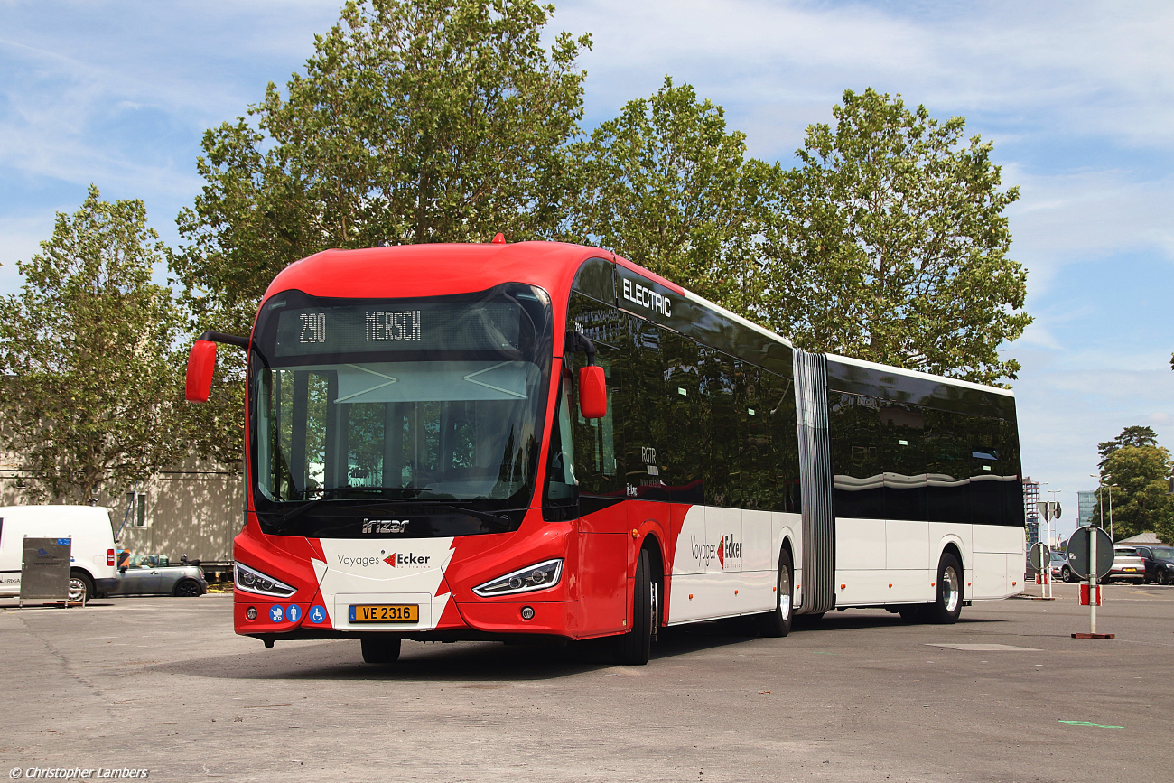 Luxembourg-ville, Irizar ie bus 18m Nr. 2316
