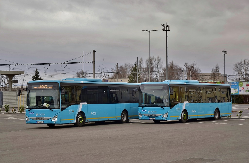Senica, IVECO Crossway LE 12M # TT-645IX; Hlohovec, IVECO Crossway LE 12M # TT-778IX