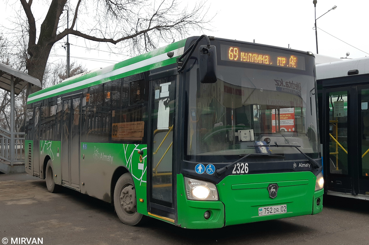 Almaty, LiAZ-4292.60 No. 2326