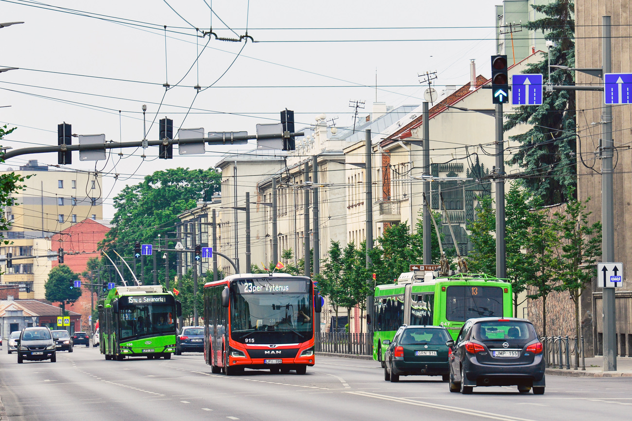 Kaunas, MAN 12C Lion's City NL330 EfficientHybrid # 915