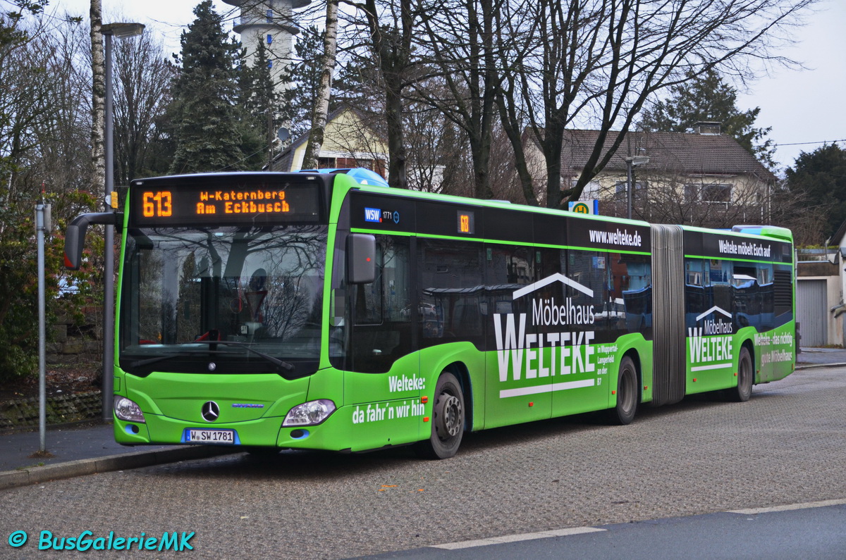 Wuppertal, Mercedes-Benz Citaro C2 G # 1771