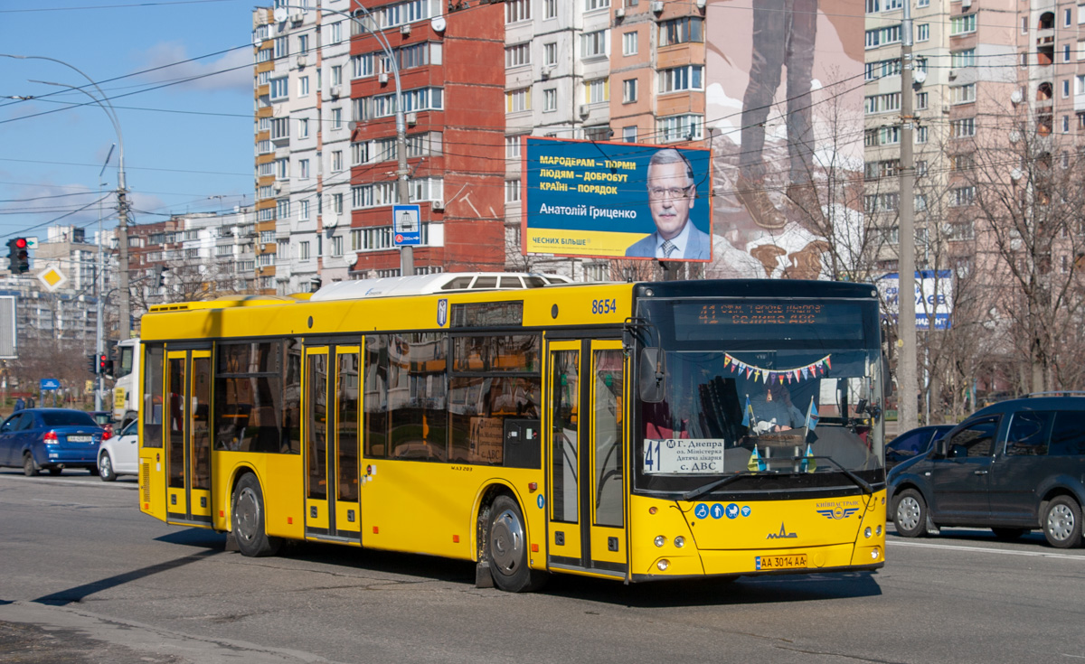 Kyiv, MAZ-203.069 No. 8654