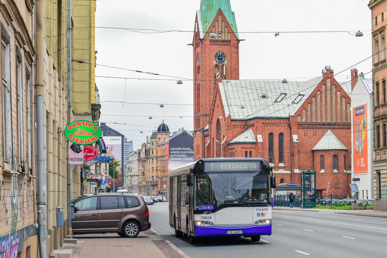 Riga, Solaris Urbino II 12 nr. 74624