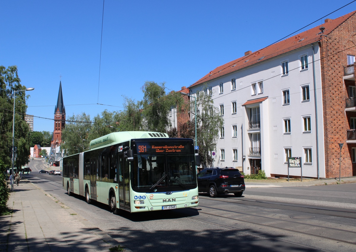 Frankfurt (Oder), MAN A23 Lion's City G NG313 CNG # 548