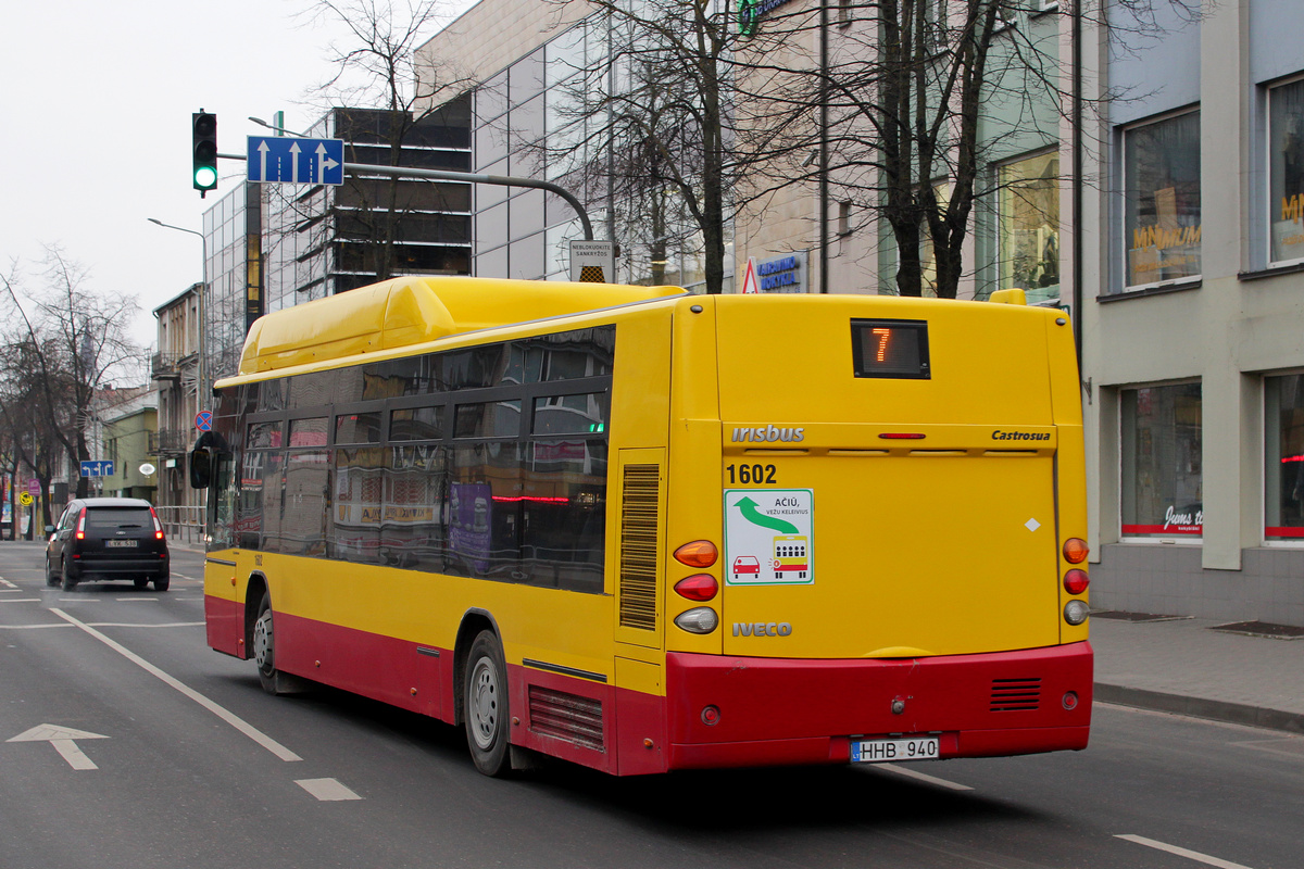 Šiauliai, Castrosua City Versus 12 CNG # 1602