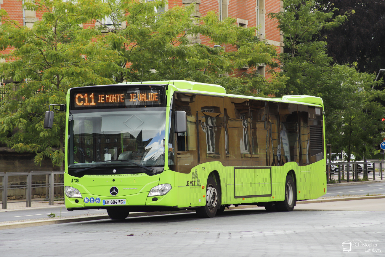 Metz, Mercedes-Benz Citaro C2 # 1736