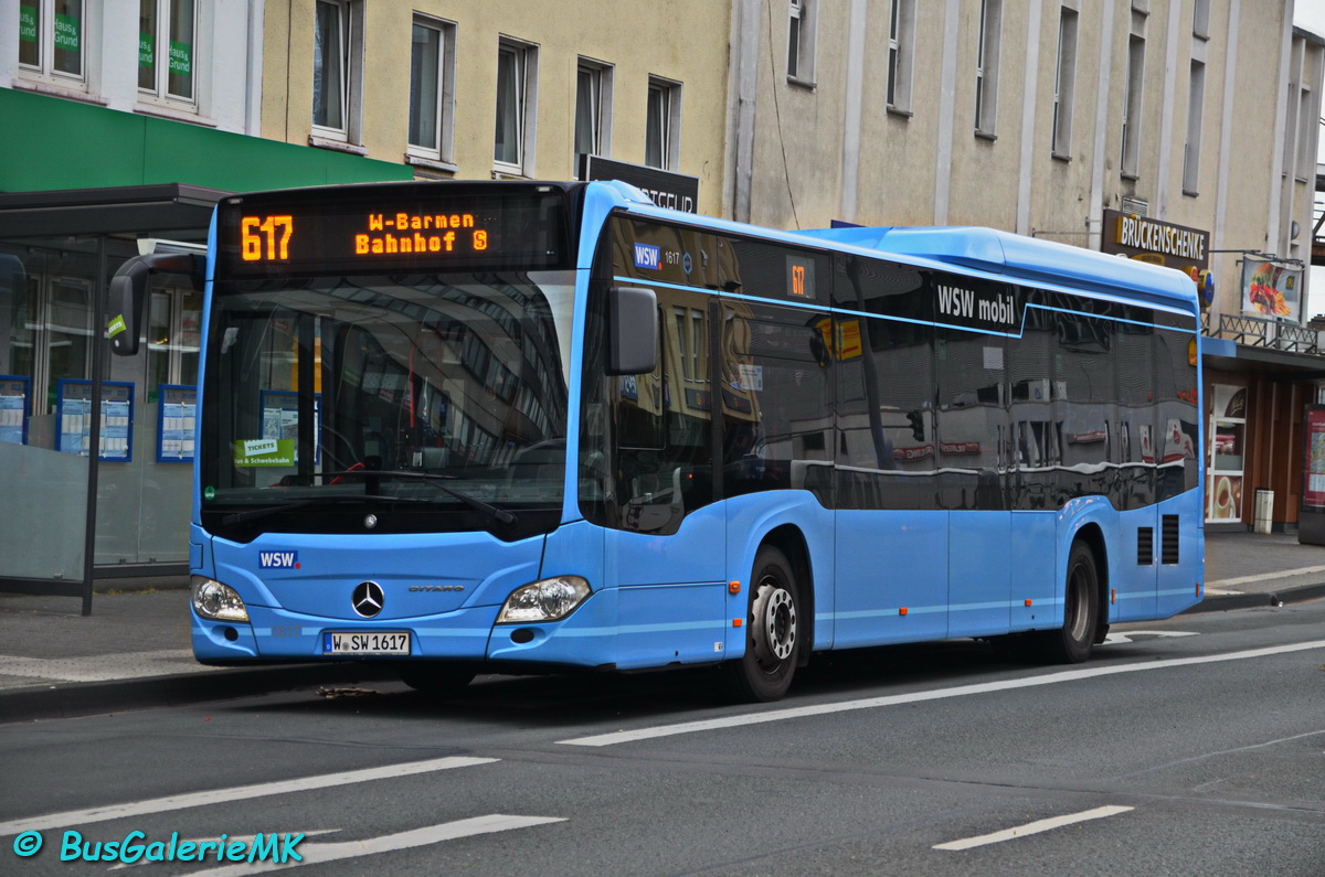 Wuppertal, Mercedes-Benz Citaro C2 LE № 1617