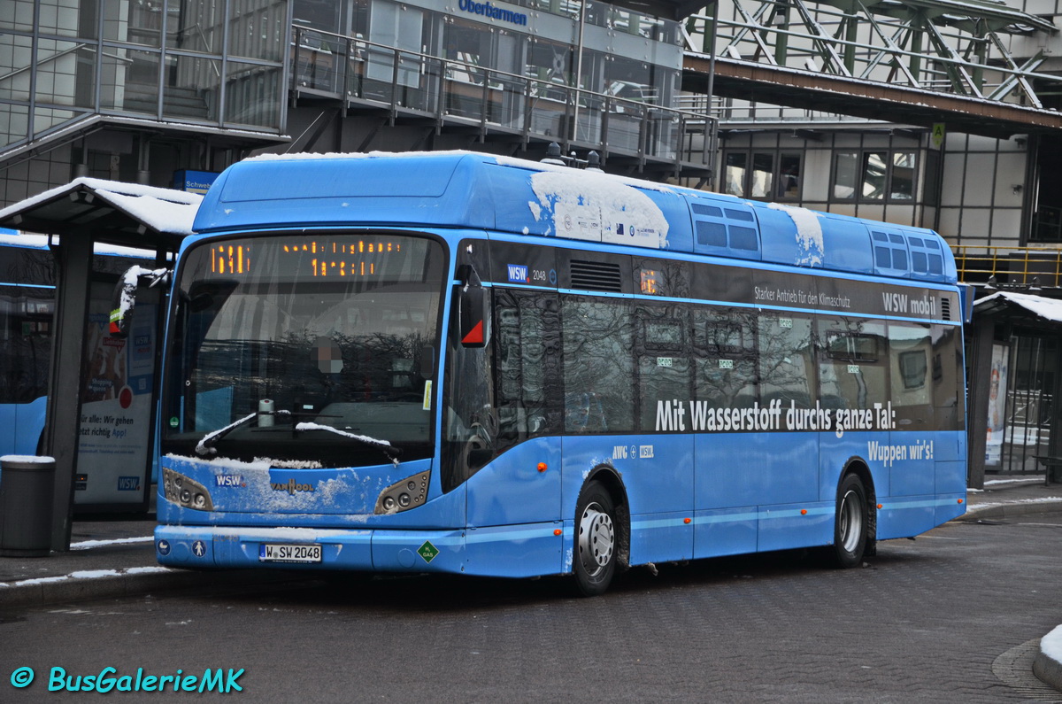 Wuppertal, Van Hool New A330 Fuel Cell # 2048