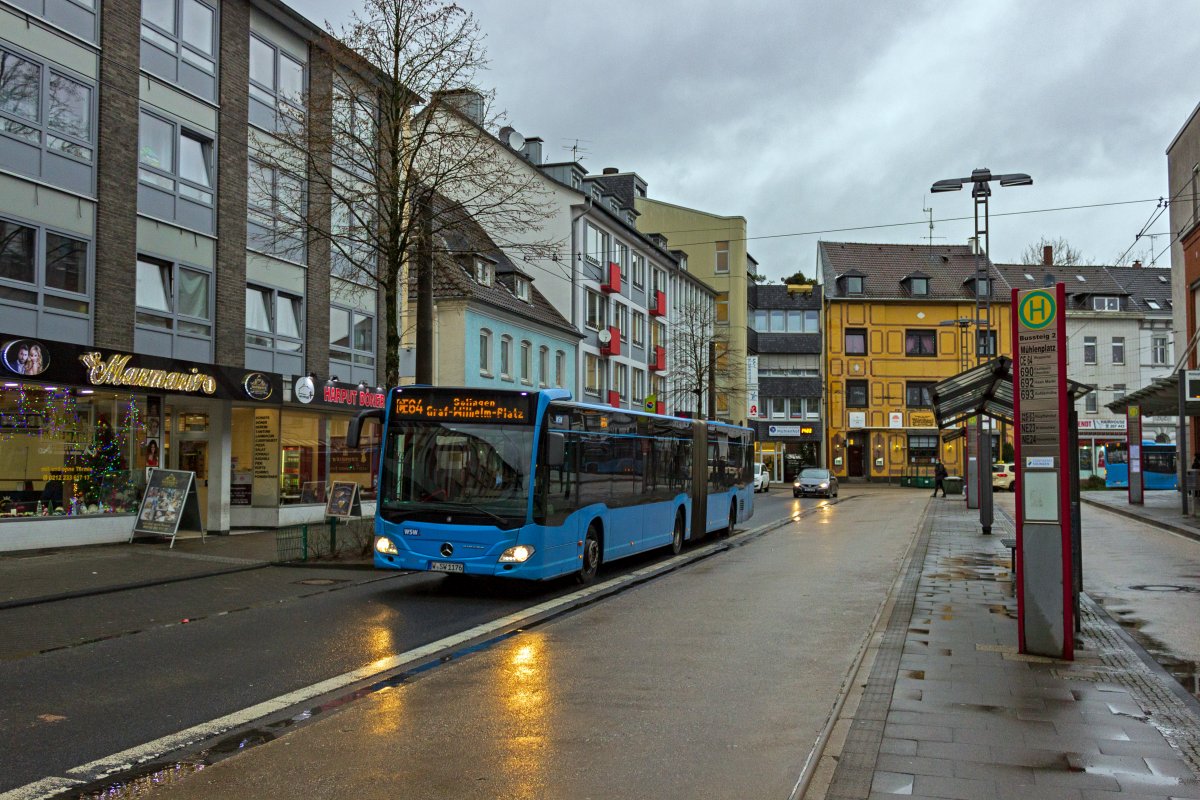 Wuppertal, Mercedes-Benz Citaro C2 G # 1176