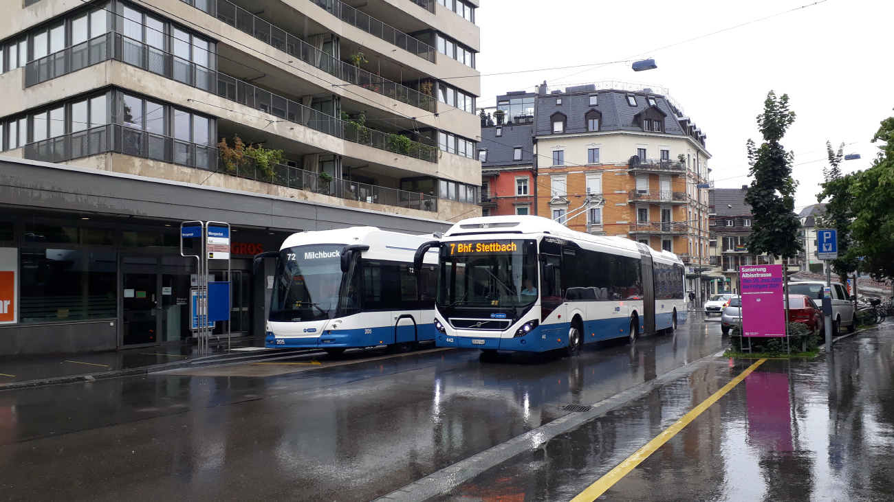 Цюрих, Volvo 7900A Hybrid № 442