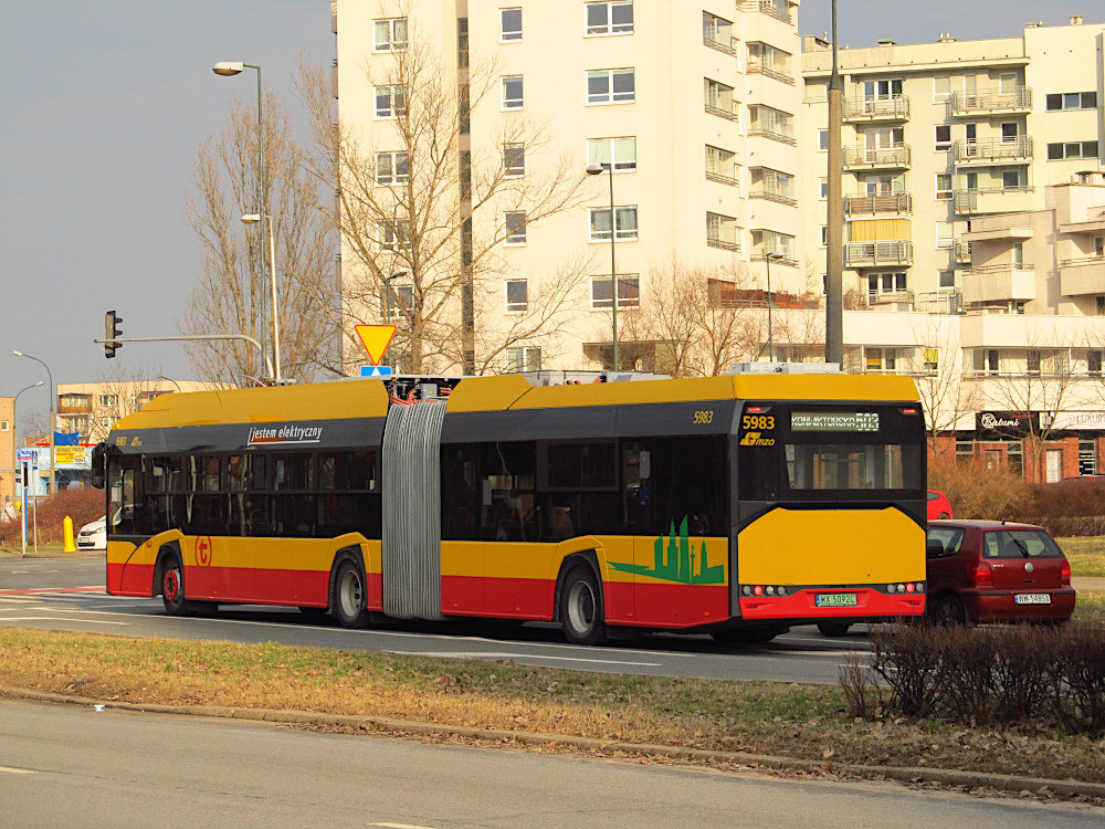 Warsaw, Solaris Urbino IV 18 electric # 5983