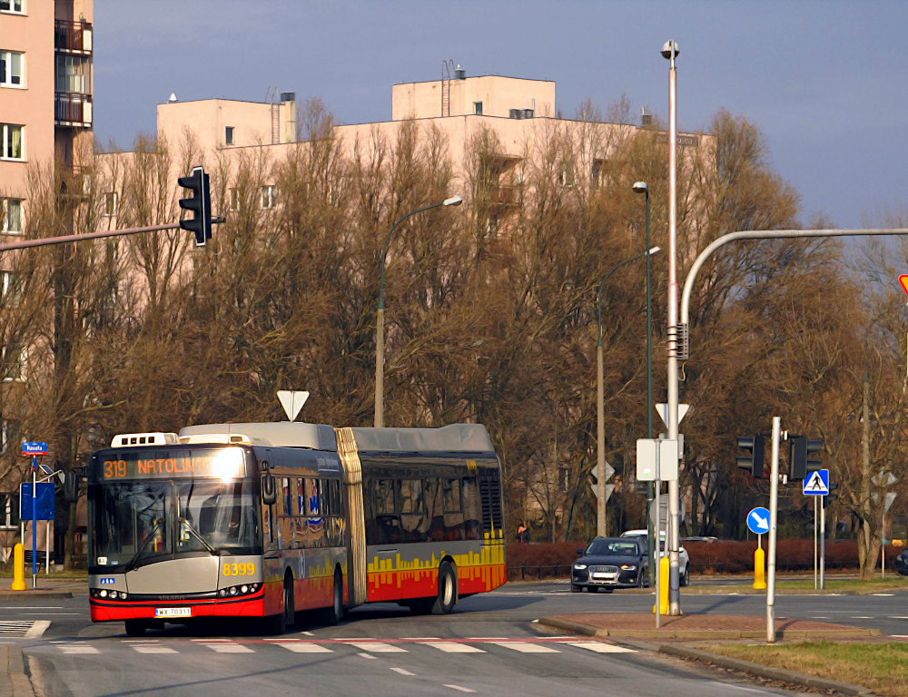 Varsovie, Solaris Urbino III 18 Hybrid # 8399