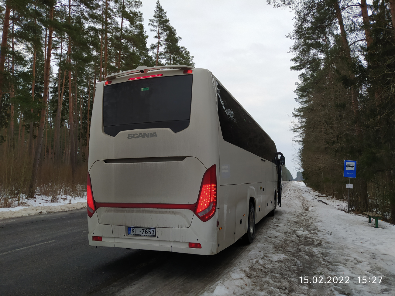 Валмиера, Scania Touring HD (Higer A80T) № 7653