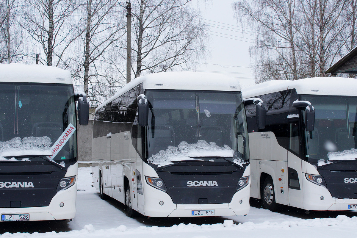 Kaunas, Scania Touring HD (Higer A80T) No. LZL 519