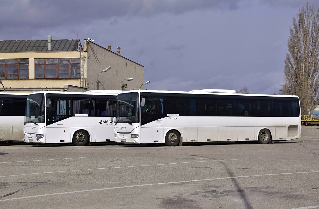 Piešťany, Irisbus Crossway 12M # TT-071IE; Piešťany, Irisbus Arway 12.8M # TT-514HN