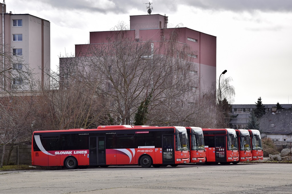 Bratislava, Irisbus Crossway LE 12M № BL-006HC; Bratislava, Irisbus Crossway LE 12M № BL-199HA; Bratislava, Irisbus Crossway LE 12M № BL-211HC; Senec, Irisbus Crossway LE 12M № BL-637HC; Senec, Irisbus Crossway LE 12M № BL-667HC