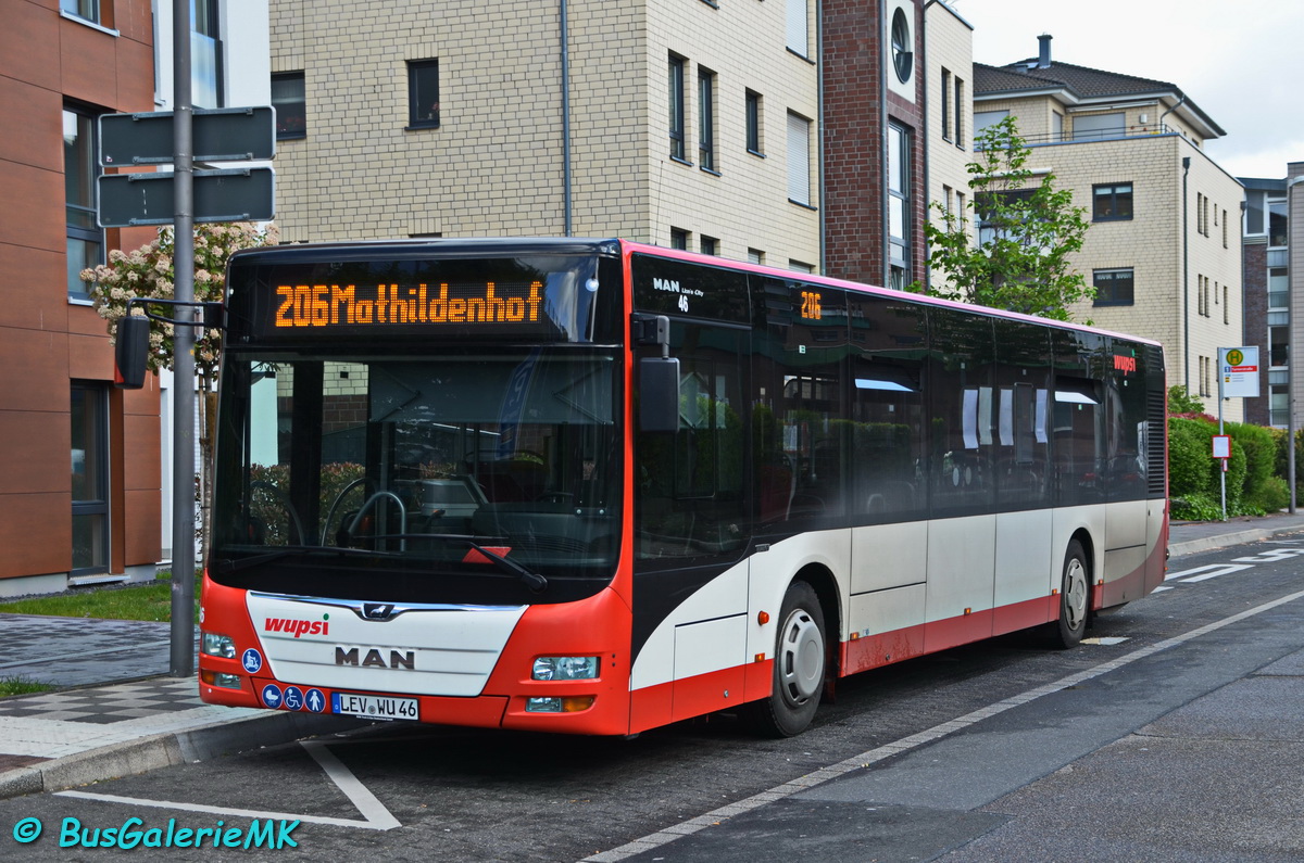 Leverkusen, MAN A37 Lion's City NL293 # 46