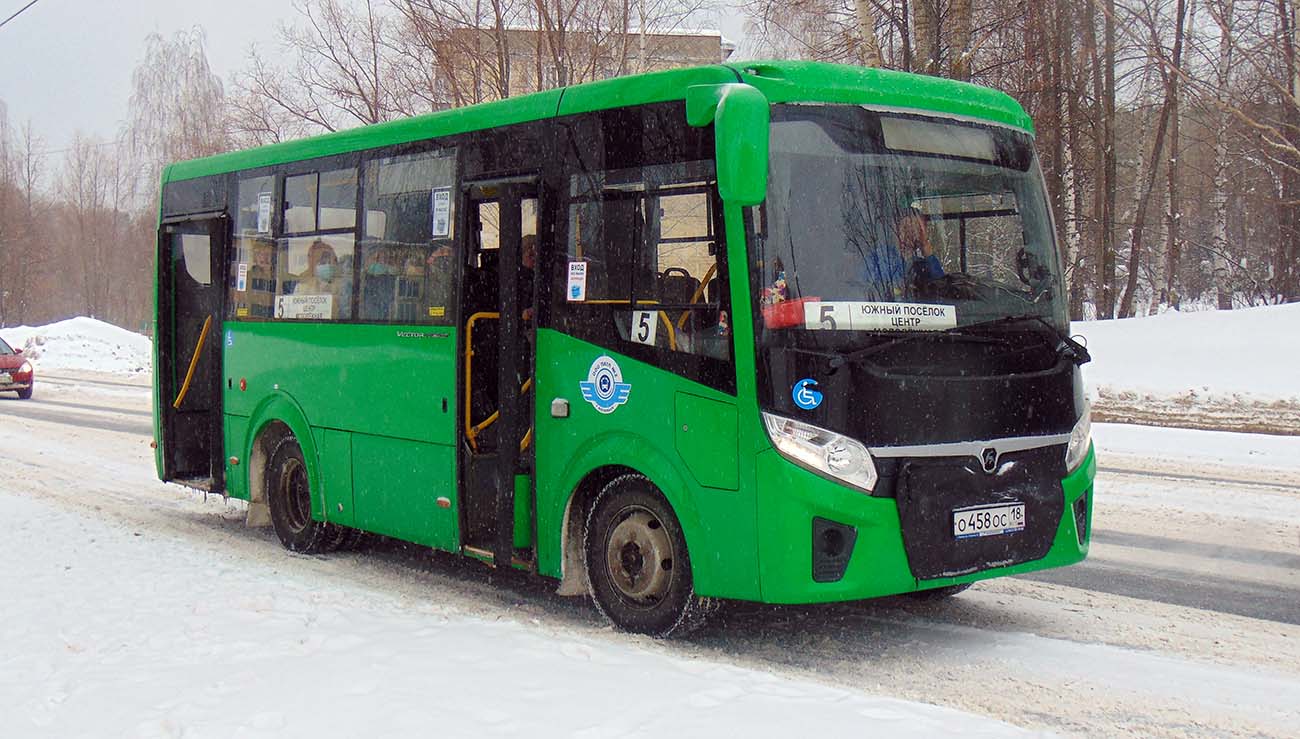 Votkinsk, PAZ-320435-04 "Vector Next" (3204ND, 3204NS) č. О 458 ОС 18