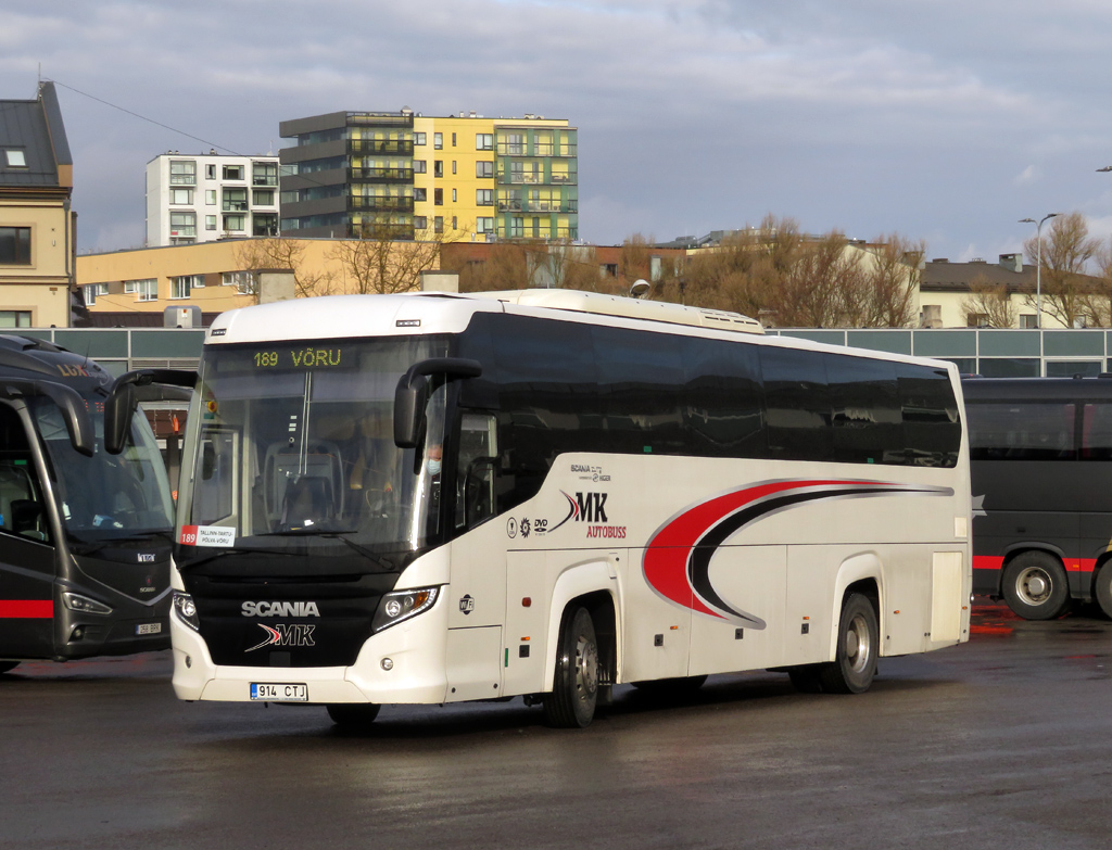 Tallinn, Scania Touring HD (Higer A80T) č. 914 CTJ