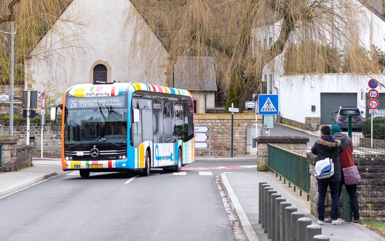 Luxembourg-ville, Mercedes-Benz eCitaro # 751