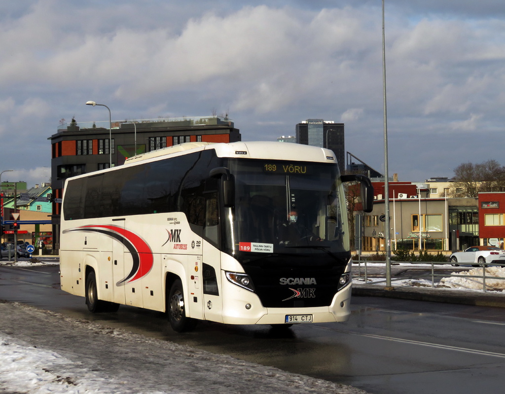 Tallinn, Scania Touring HD (Higer A80T) No. 914 CTJ