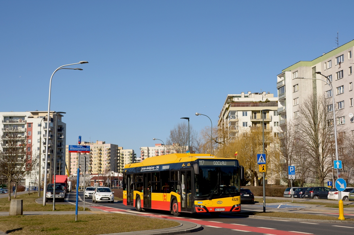 Warsaw, Solaris Urbino IV 12 CNG # 4329