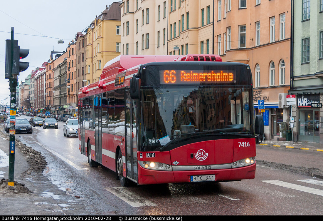 Стокгольм, Solaris Urbino III 12 CNG № 7416