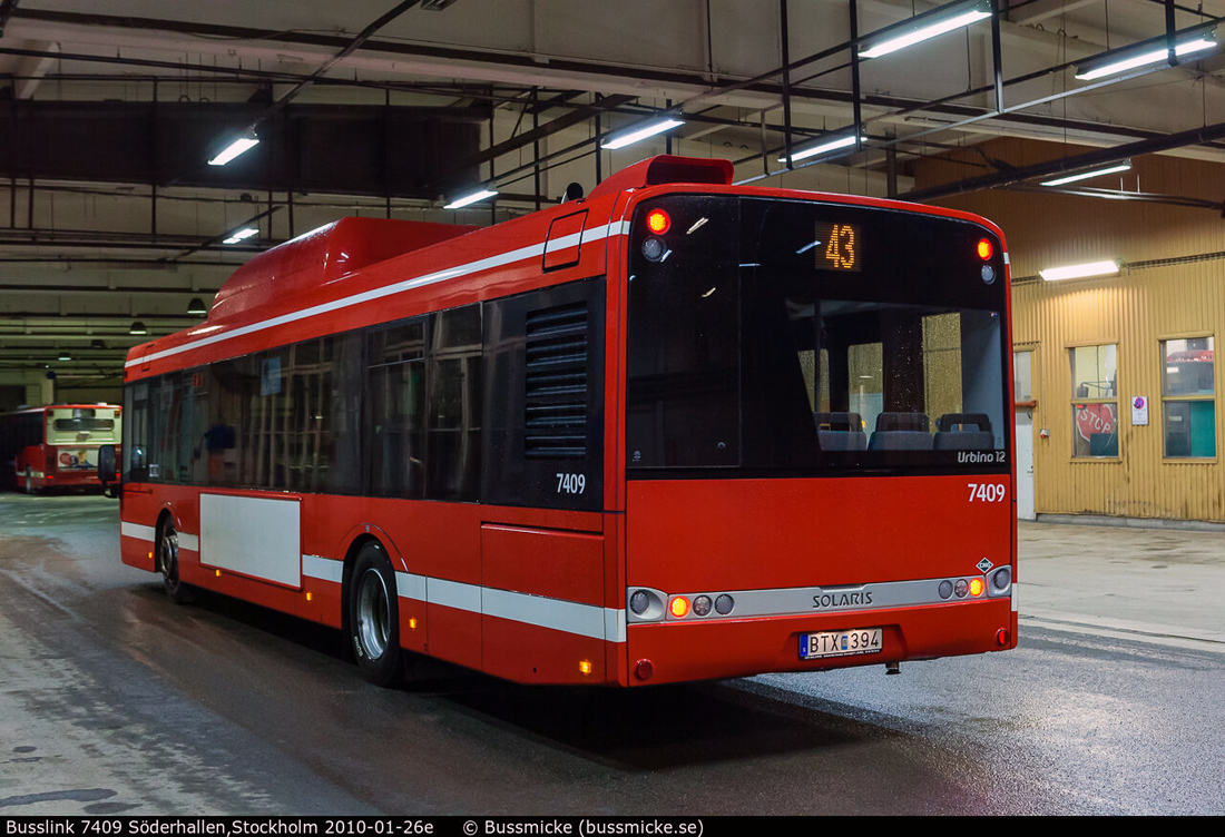 Stockholm, Solaris Urbino III 12 CNG № 7409