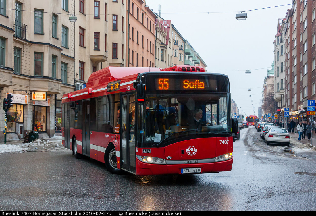 Stockholm, Solaris Urbino III 12 CNG # 7407