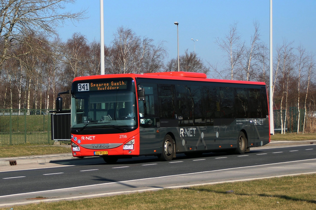 Haarlem, IVECO Crossway LE City 13M # 2736