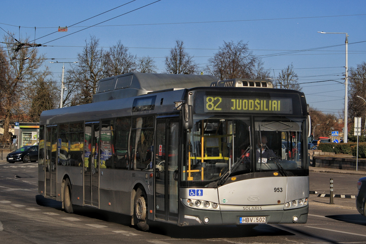Vilnius, Solaris Urbino III 12 CNG nr. 953
