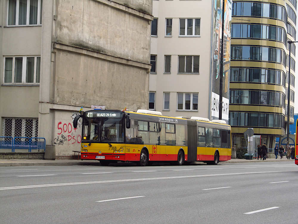 Варшава, Solbus SM18 LNG № 7318