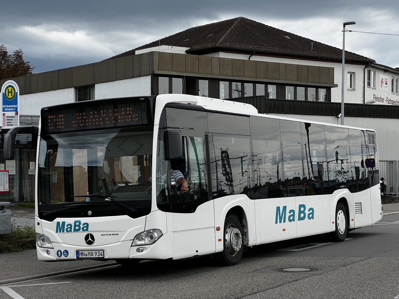 Heilbronn, Mercedes-Benz Citaro C2 nr. HN-MA 934