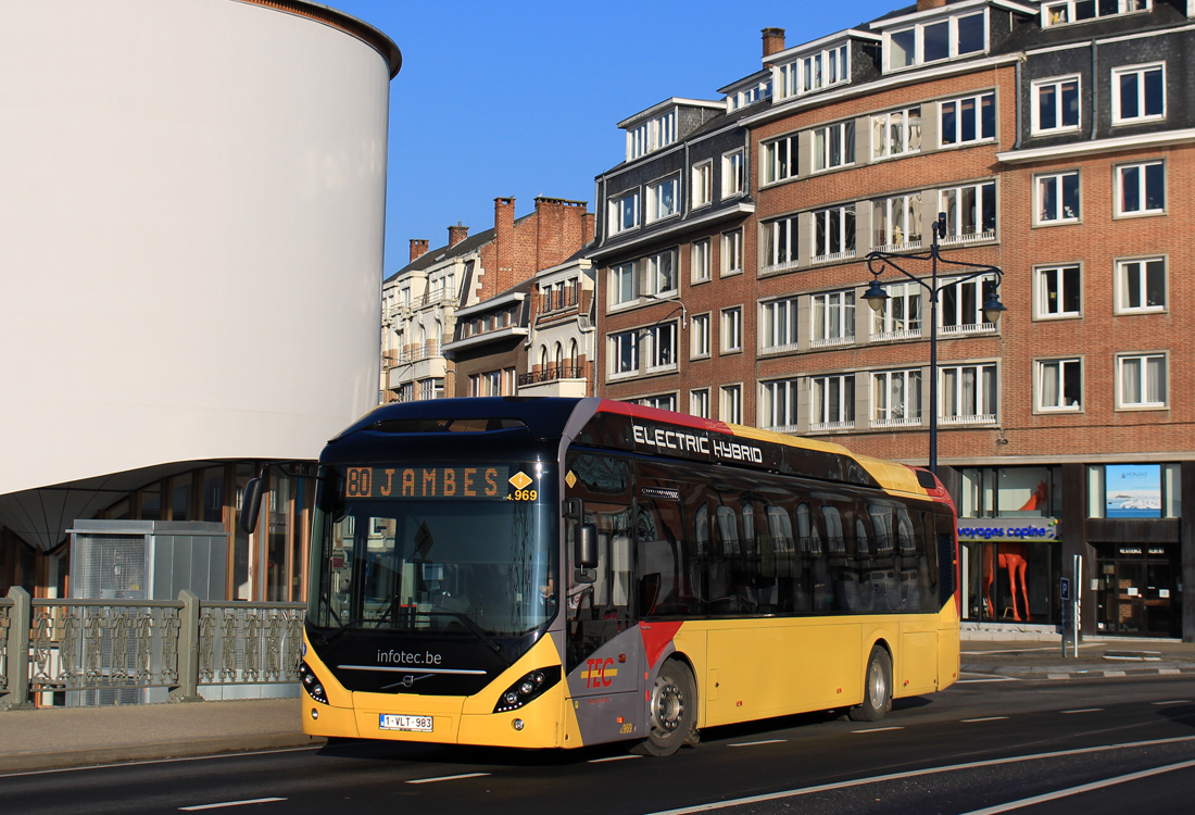 Namur, Volvo 7900 Electric Hybrid # 4969