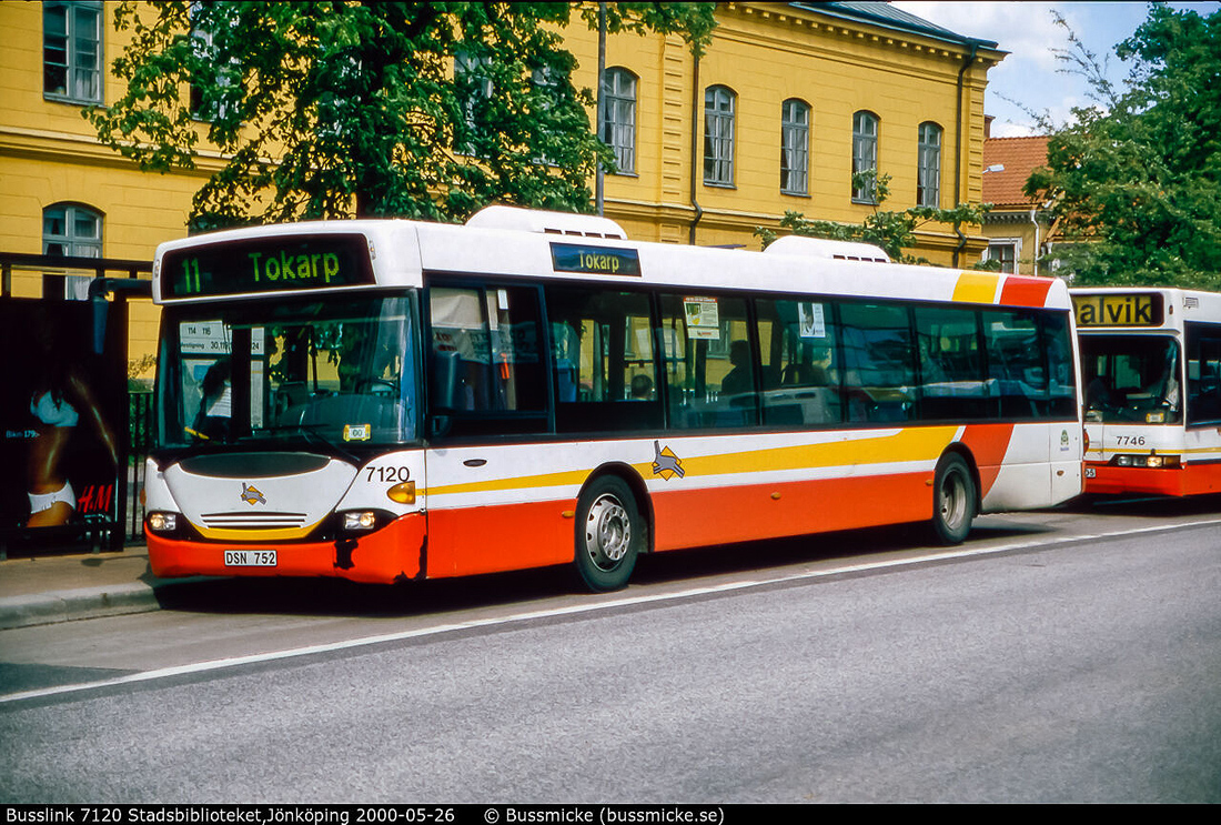 Jönköping, Scania OmniCity CN94UB 4X2EB # 7120