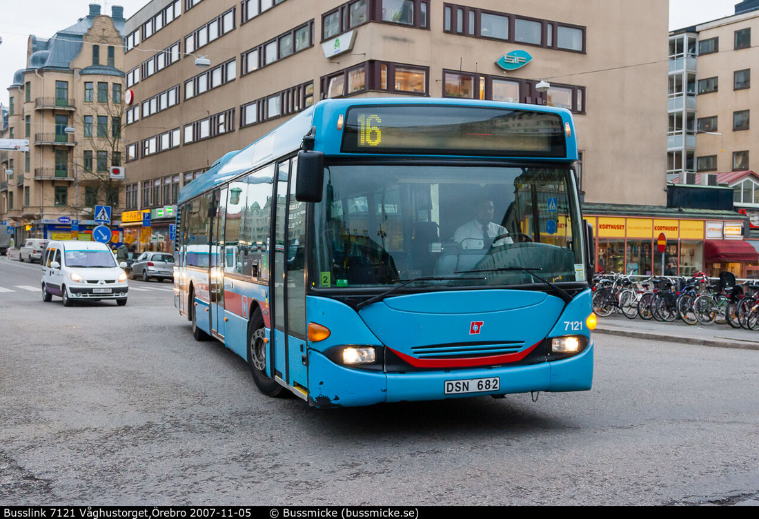 Örebro, Scania OmniCity CN94UB 4X2EB # 7121