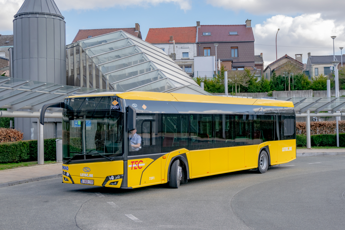 Charleroi, Solaris Urbino IV 12 hybrid # 7391