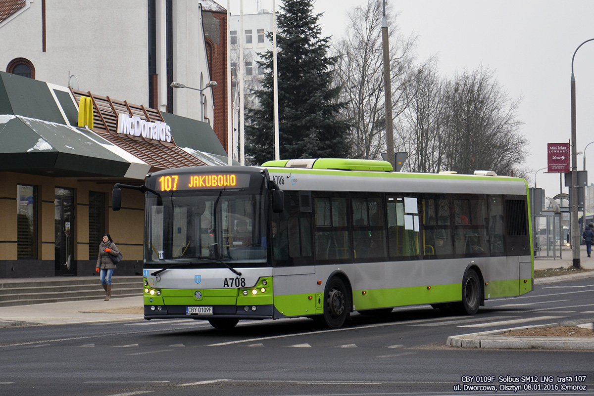 Bydgoszcz, Solbus SM12 LNG № A708