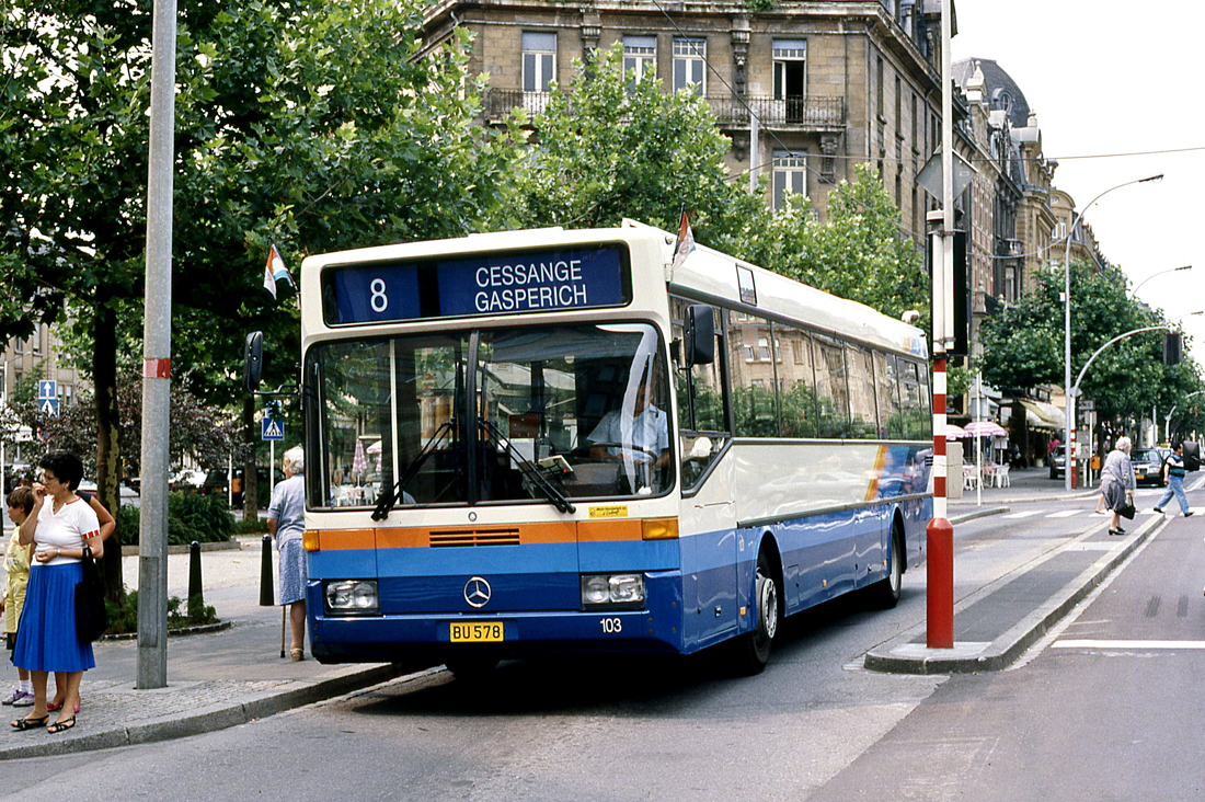 Luxembourg-ville, Mercedes-Benz O405 # 103