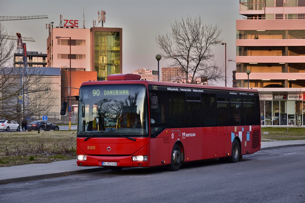 Bratislava, Irisbus Crossway LE 12M # 3102