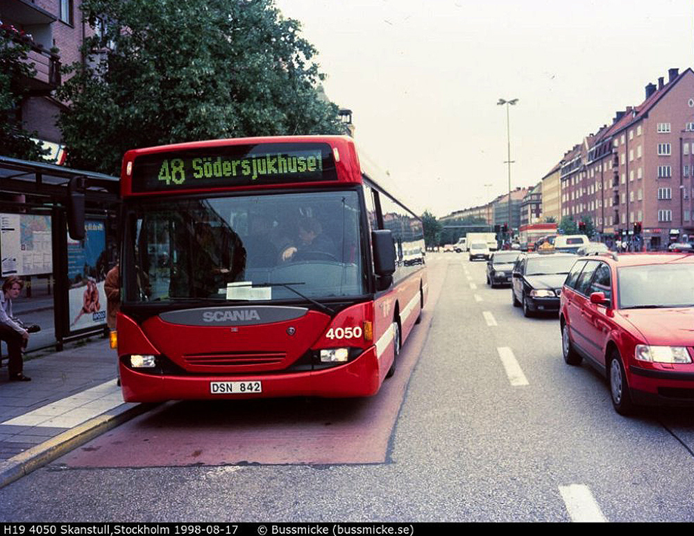 Stockholm, Scania OmniCity CN94UB 4X2EB # 4050