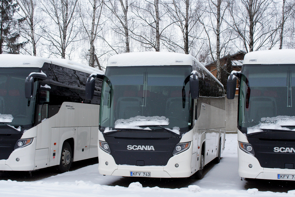 Каунас, Scania Touring HD (Higer A80T) № KFV 743