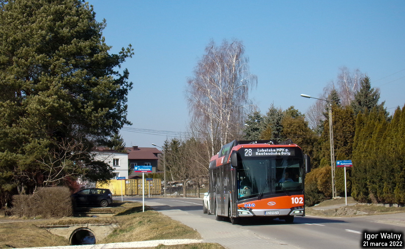 Rzeszów, Solaris Urbino IV 12 electric # 102