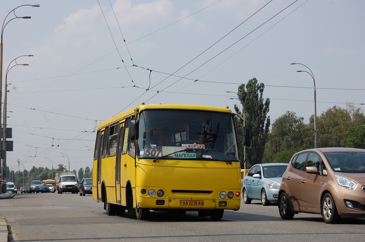 Kyiv, Bogdan А09201 # АА 2218 АА