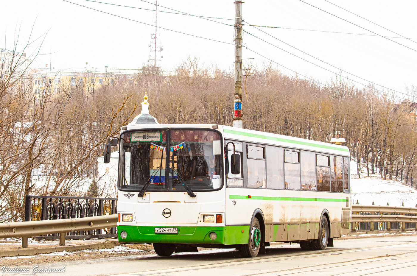 Smolensk, LiAZ-5256.36 nr. У 524 МТ 67