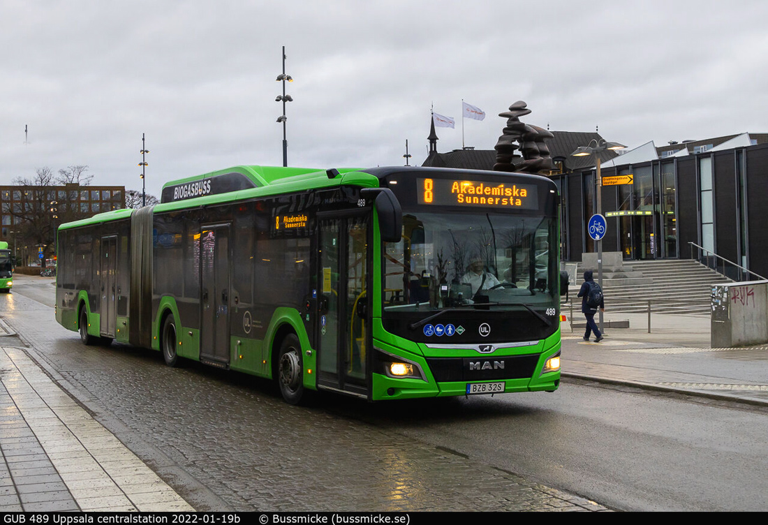 Uppsala, MAN 18G Lion's City NG320 EfficientHybrid № 489