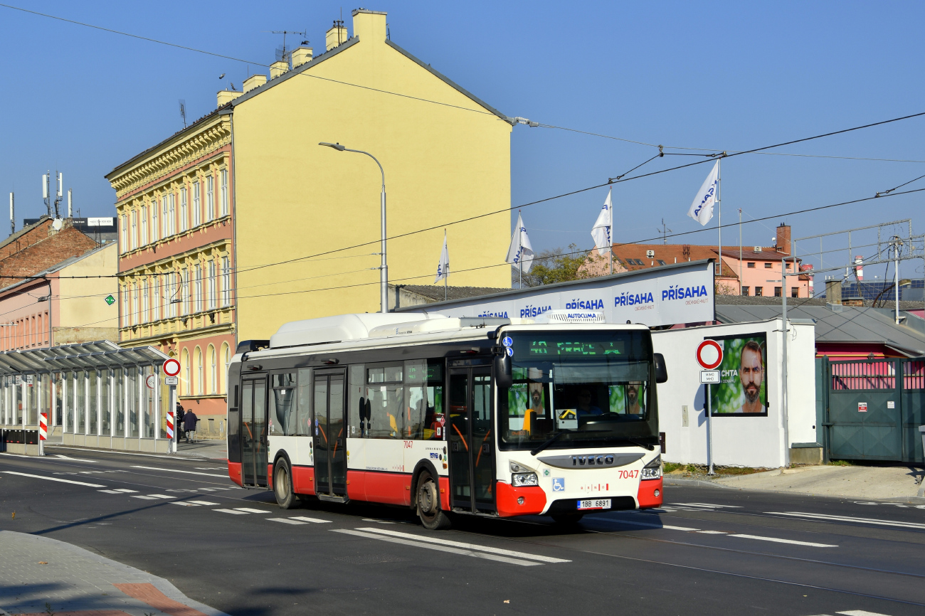 Brno, IVECO Urbanway 12M CNG nr. 7047