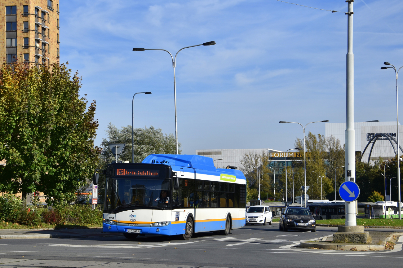 Ostrava, Solaris Urbino III 12 CNG № 7151