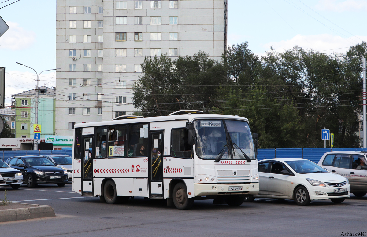Krasnoïarsk, PAZ-320402-05 (32042E, 2R) # Т 421 ОН 124