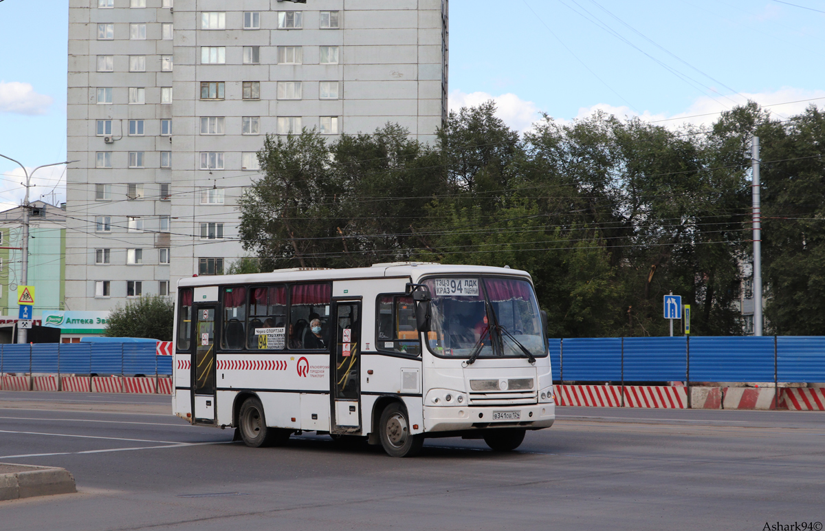Krasnoyarsk, PAZ-320402-03 (32042C) No. В 341 ОВ 124